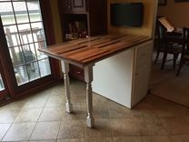 Parquet Butcher Block Kitchen Island 1 small