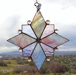 Holiday Stained Glass Ornaments 2 small