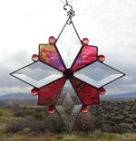 Stained Glass Ornaments 4 small