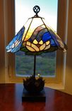 Lotus Flower Stained Glass Lamp 1 small