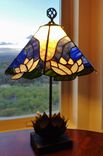 Lotus Flower Stained Glass Lamp 3 small