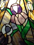 Iris Garden Stained Glass Lamp 3 small