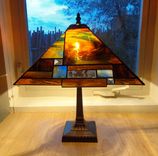 Prairie Style Stained Glass Lamp 2 small