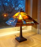 Prairie Style Stained Glass Lamp 1 small