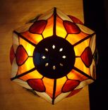 Edwardian Style Stained Glass Lamp 2 small