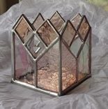 Stained Glass Candle Holder 1 small