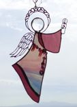 Stained Glass Angel Ornaments/Suncatchers/Gifts 5 small