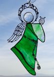 Stained Glass Angel Ornaments/Suncatchers/Gifts 4 small