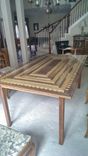 Beautiful Handcrafted Walnut And Ash Dinning Table 1 small