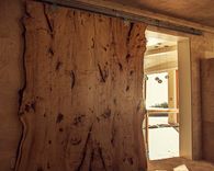 Live Edge American Elm Slab Barn Door 1 small