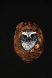 Hand Carved And Painted Owls In Oak 2 small