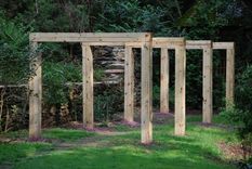 Minimalist Pergola With Adjacent Rose Arbor 1 small