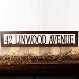 Rectangular Metal Address Plaque 3 small