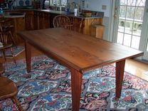 Reclaimed Heart Pine Dining Table 1 small