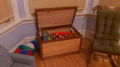 Oak Toy Chest 1 small