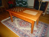 Chess/Cribbage Coffee Table 1 small