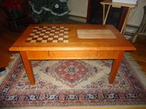 Chess/Cribbage Coffee Table 2 small