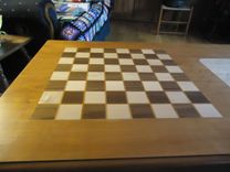 Chess/Cribbage Coffee Table 6 small