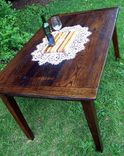 Wormy Chestnut Farmhouse Extension Table 5 small