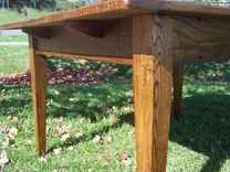 Solid Oak French Country Table 6 small