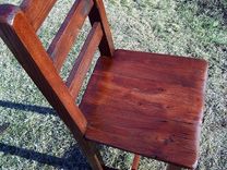 Reclaimed Antique Oak Bar Height Dining Chairs 3 small