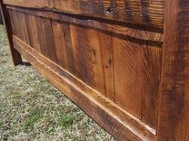 King Size Bed Frame Made From Reclaimed Oak 2 small