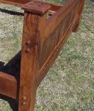 King Size Bed Frame Made From Reclaimed Oak 5 small