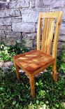 Reclaimed Antique Oak Dining Chairs With Curved Back 1 small