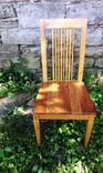 Reclaimed Antique Oak Dining Chairs With Curved Back 2 small
