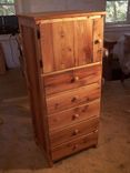 Tallboy Lingerie Dresser With Jewelry Drawers Made Form Reclaimed Heart Pine 1 small