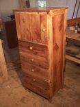 Tallboy Lingerie Dresser With Jewelry Drawers Made Form Reclaimed Heart Pine 4 small