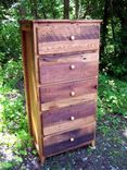 Tall Dresser From Antique Barnwood And Reclaimed Wormy Chestnut 2 small