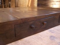Reclaimed Wood Platform Bed 4 small