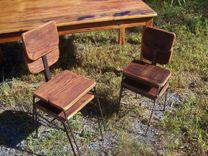Reclaimed Wood Montessori Child Chair 2 small