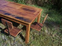 Reclaimed Wood Montessori Child Chair 4 small