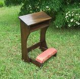 Reclaimed Wood Folding Prayer Kneeler Or Prie-Dieu 1 small