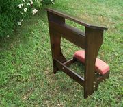 Reclaimed Wood Folding Prayer Kneeler Or Prie-Dieu 2 small