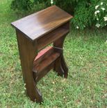 Reclaimed Wood Folding Prayer Kneeler Or Prie-Dieu 3 small