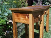 Reclaimed Antique Pine End Table 2 small