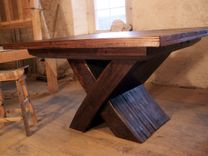 Urban Modern X-Base Pedestal Table 2 small