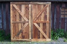 Vintage Barn Doors Made From Reclaimed Antique Pine 1 small