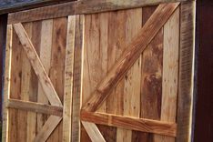 Vintage Barn Doors Made From Reclaimed Antique Pine 2 small