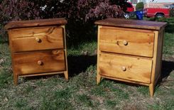 Reclaimed Pine Nightstand 1 small