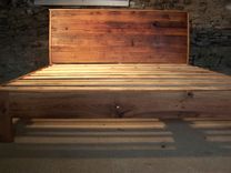 Modern Reclaimed Wood Bed 4 small
