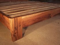 Modern Reclaimed Wood Bed 5 small