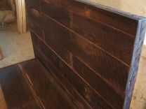 Asian Style Low Platform Bed From Reclaimed Wood 3 small