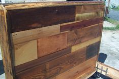 Steampunk Bed From Reclaimed Wood And Vintage Iron Wheels 5 small