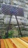 Hipster Industrial Dining Chairs With Hairpin Rebar Legs And Reclaimed Wood 3 small