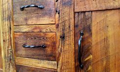 Rustic Bathroom Vanity From Reclaimed Wormy Chestnut 2 small