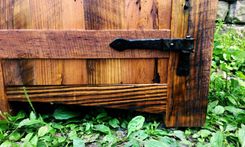 Rustic Bathroom Vanity From Reclaimed Wormy Chestnut 3 small